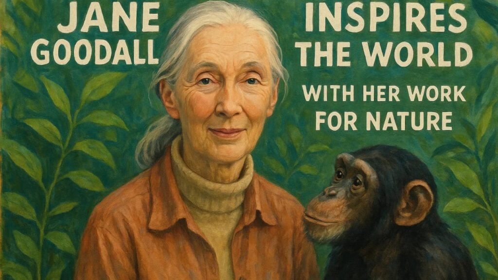 Jane Goodall inspires the world with her work for nature